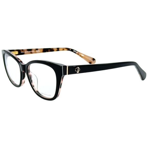 Kate Spade Carolan Womens Plastic Eyeglass Frame 0807 Black 50-17 Spring Hinges main image 5